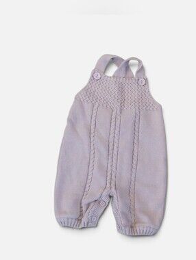 Auro Mesa Crochet Mauve Romper Size 12 Months